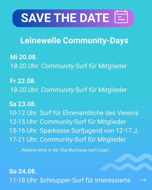 Community Days an der Leinewelle
